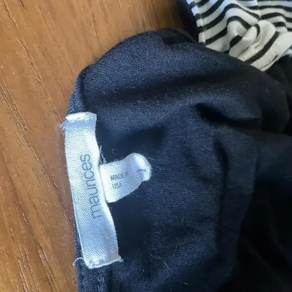 Maurices Black Stripe Tank Top Large - Picture 4 of 5